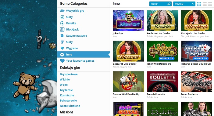 Casino room nowe gry
