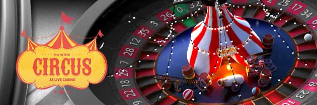 netent circus live roulette