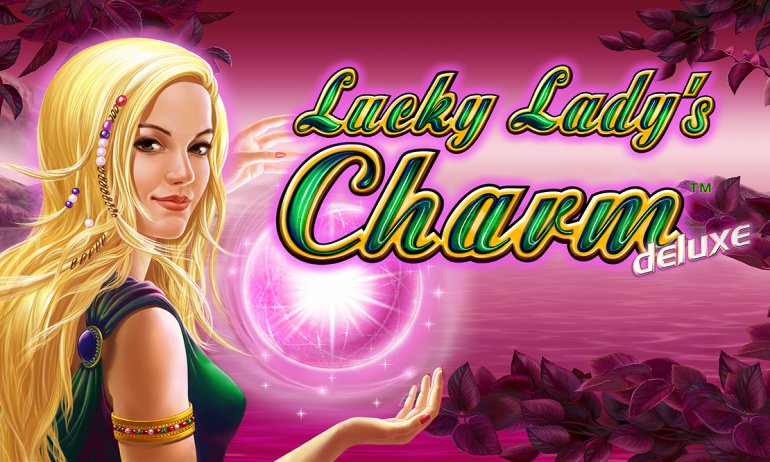 Lucky lady's charm deluxe logo