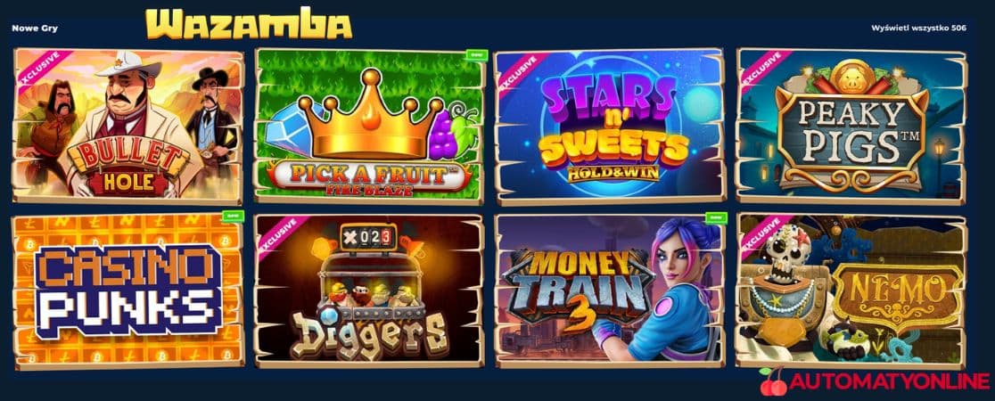 wazamba casino gry i automaty 
